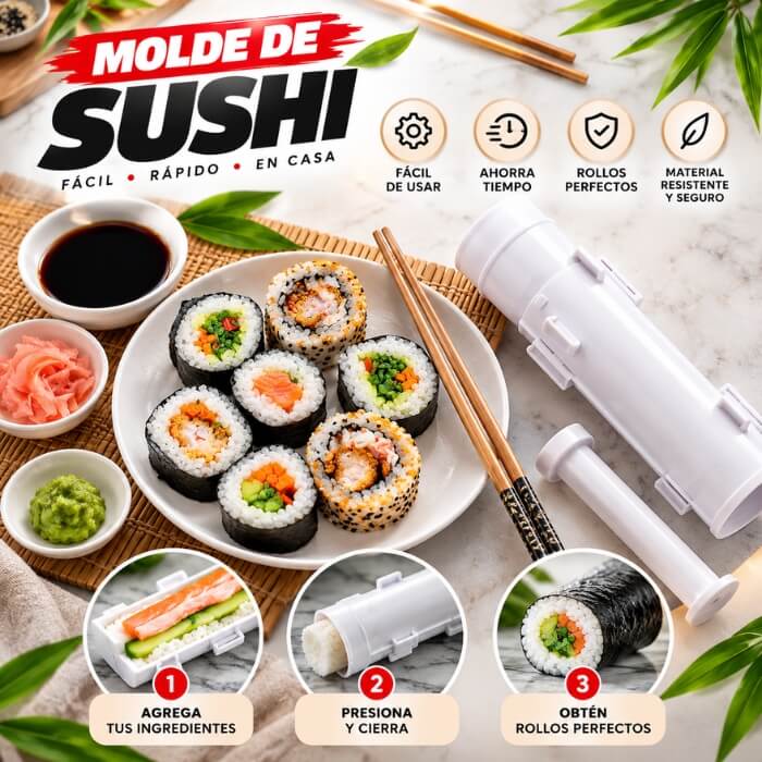 SushiRoll Pro – Molde Profesional para Sushi