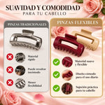 FlexiGrip Pro – Pinzas  Flexibles Antideslizantes para Cabello Set x3und