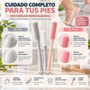 FootCare Pro – Cepillo de Silicona con Mango Largo para Pies