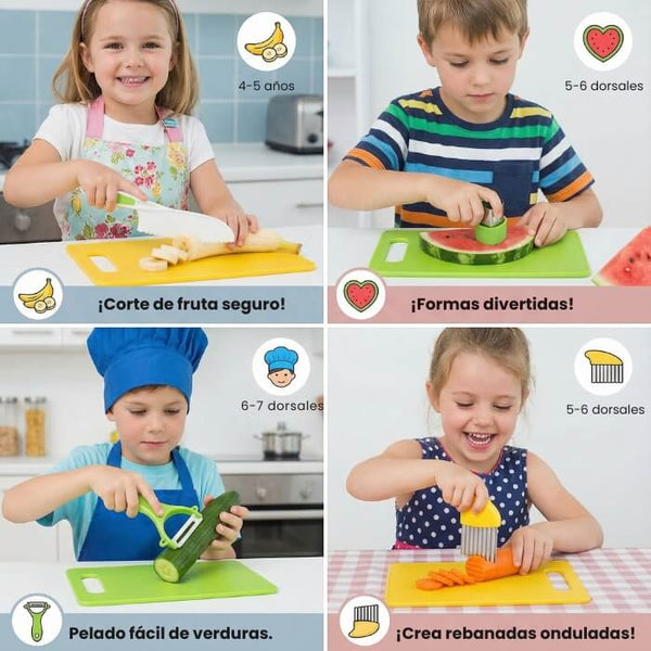 Kit de cuchillos infantiles