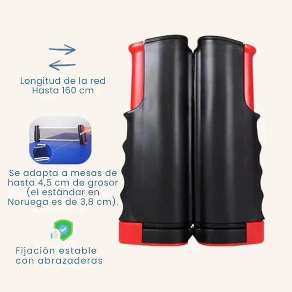 FlexNet Juego Pingpong Portátil