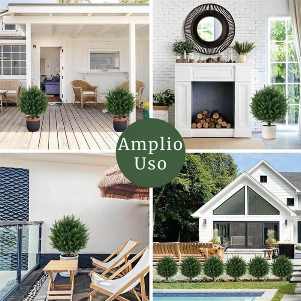 Cedro Artificial Exterior Natural