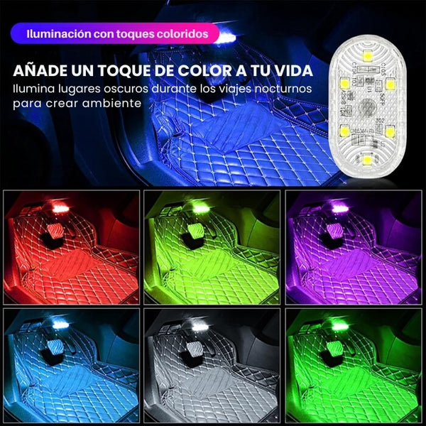 Luz Ambiental LED Coche