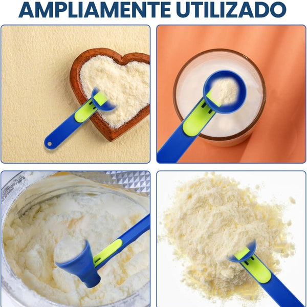 Cuchara Embudo Medidor Proteína Fácil