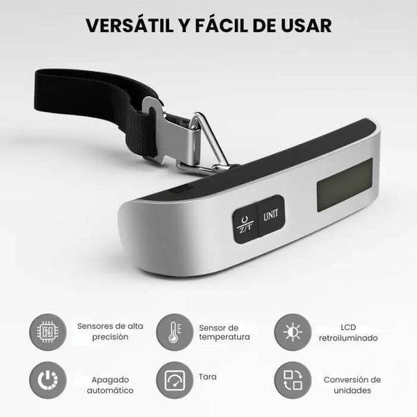 Báscula portátil de equipaje