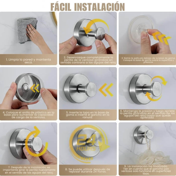 Ganchos Succión Modernos