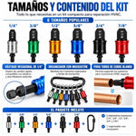 CopperExpand Pro – Juego de Brocas Expansoras para Tubos de Cobre