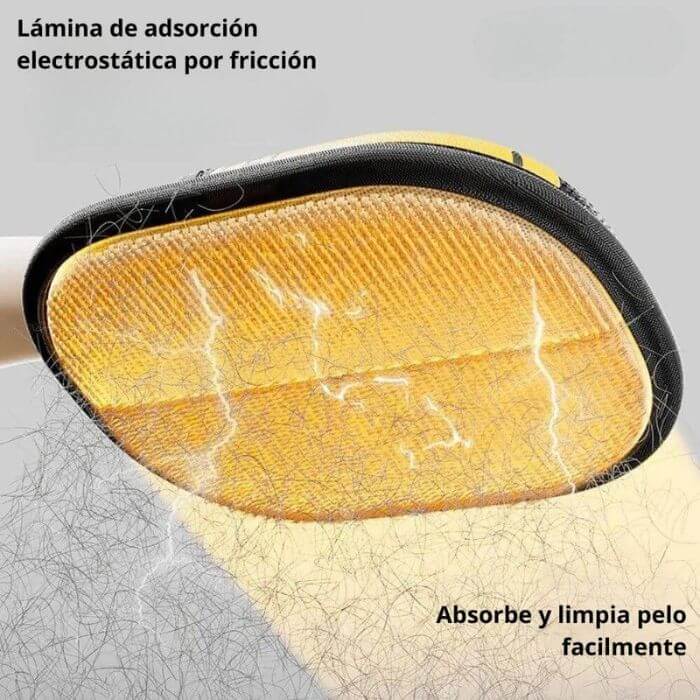 Fuera Pelos - Guante Removedor de Pelo Para Mascotas