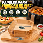 AirFryer Protect x100 – Set de 100 Revestimientos Desechables para Freidora de Aire