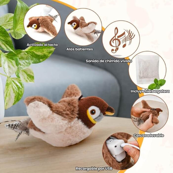 Pájaro Interactivo Chirriante