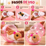 SmartBall Cat Pro– Bola Interactiva Eléctrica para Gatos con Hámster