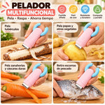 PeelMaster Pro – Pelador Multifunción de Ajos y Verduras