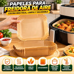 AirFryer Protect x100 – Set de 100 Revestimientos Desechables para Freidora de Aire