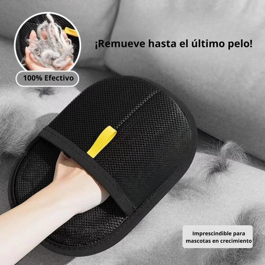 Fuera Pelos - Guante Removedor de Pelo Para Mascotas