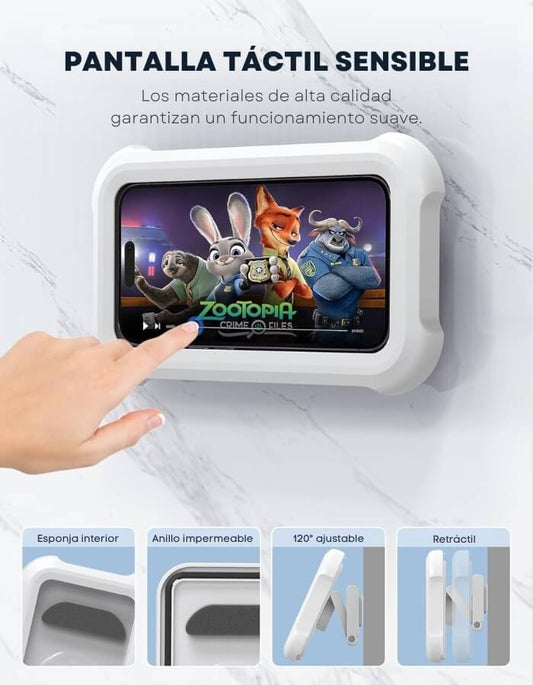 AquaCase Pro – Soporte Impermeable para Teléfono en la Ducha