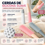 FootCare Pro – Cepillo de Silicona con Mango Largo para Pies