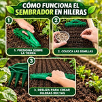 SeedMaster Pro – Plantador Manual de Semillas para Jardín