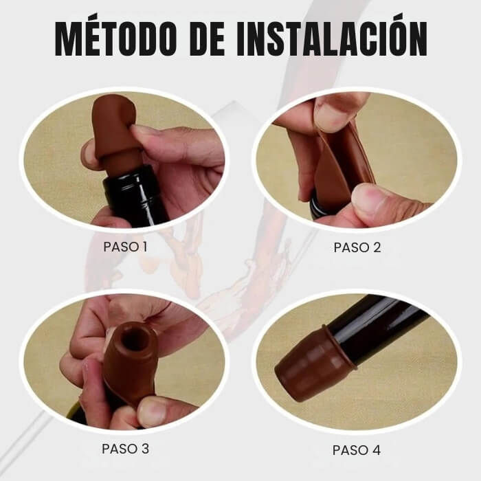 Corcho de silicona SET X4UND