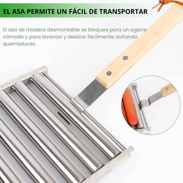 Parrilla Giratoria para Salchichas