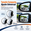 BlindSpot Pro 360 x2 – Set de Espejos Convexos para Puntos Ciegos
