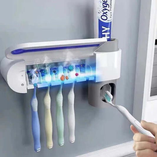 CleanDent Pro - Esterilizador y Dispensador de Cepillos de dientes