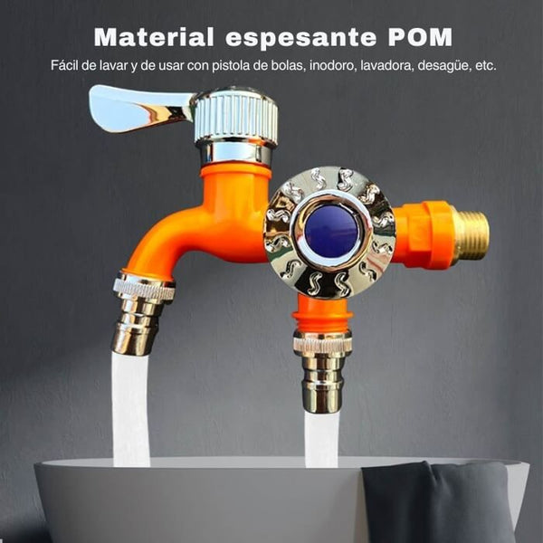Grifo Doble Antihielo Exterior Fácil