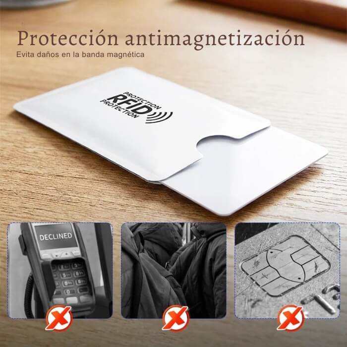 Fundas Antirrobo Bloqueo RFID Setx8 und