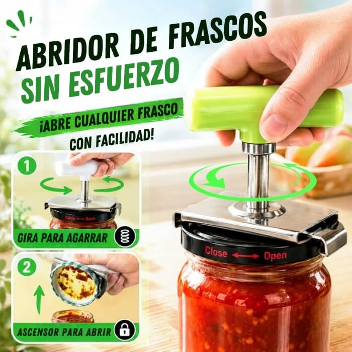 Abridor de Frascos de Acero Inoxidable