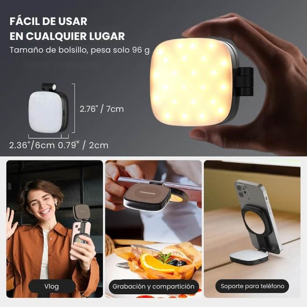 Luz Selfie Magnética Mini
