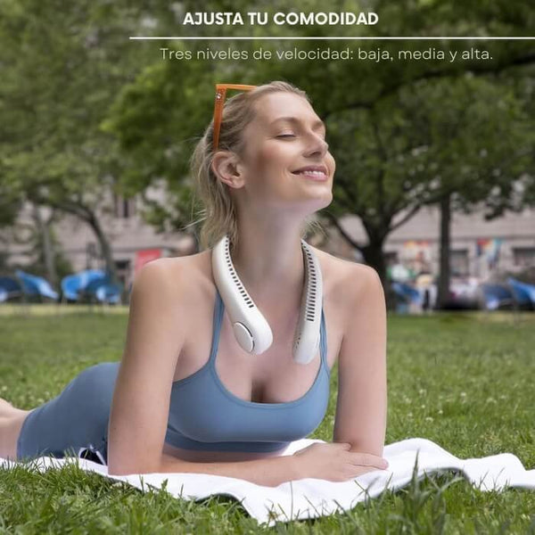 BrisaBucle Mini Ventilador de Cuello