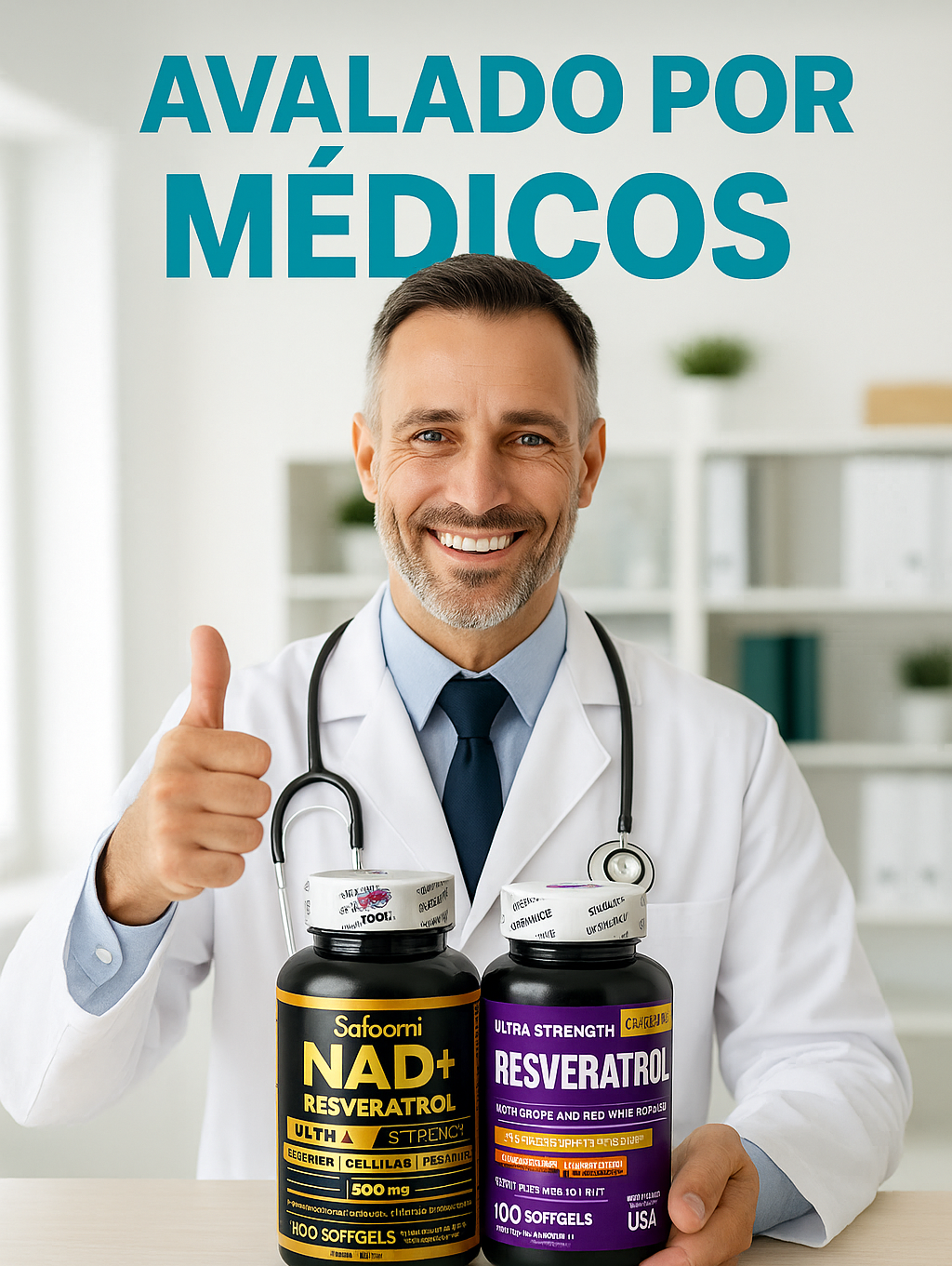 Combo Juventud Extrema: 1 NAD+ Booster + 1 Resveratrol Puro