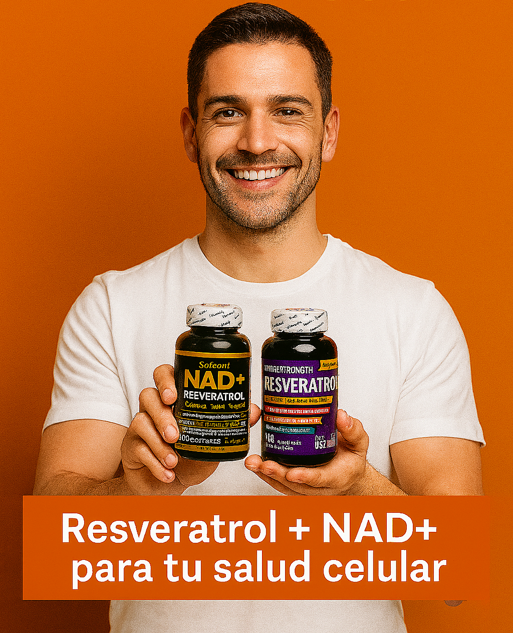 Combo Juventud Extrema: 1 NAD+ Booster + 1 Resveratrol Puro