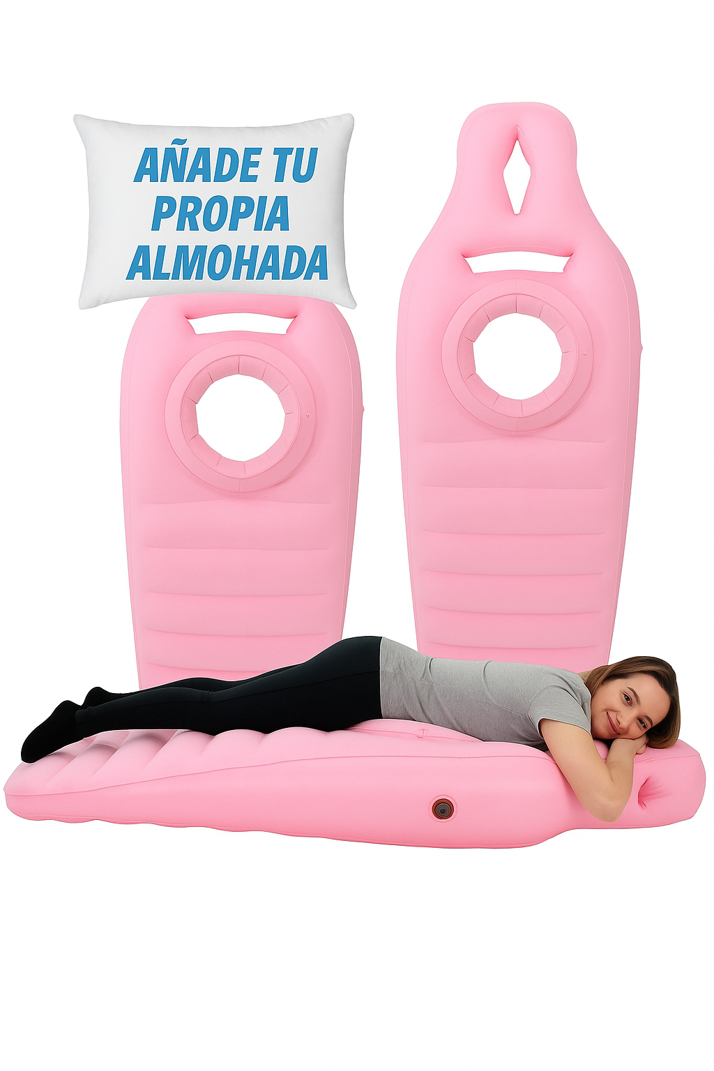Kómoda® - Almohada Inflable para Embarazo