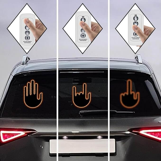 Señal de Mano Led Para Carro