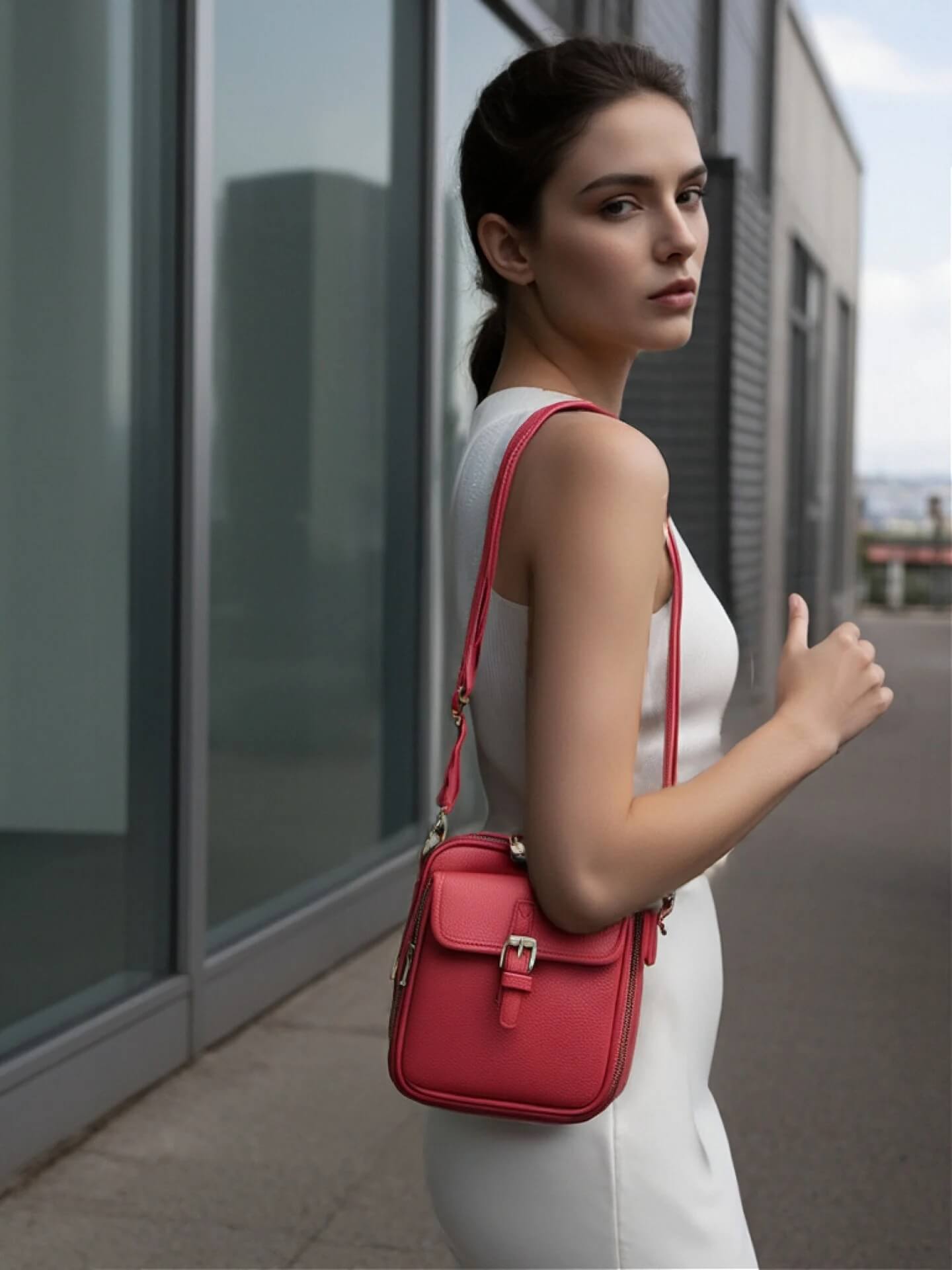 Bolso Bandolera Aura: manos libres, estilo full