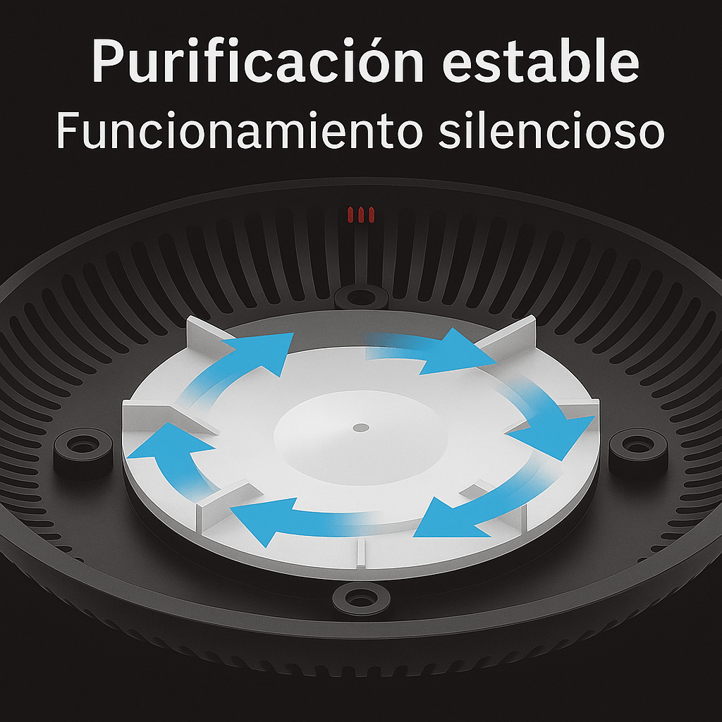 SmokeLess Pro - Cenicero autoextinguible con purificación 360°