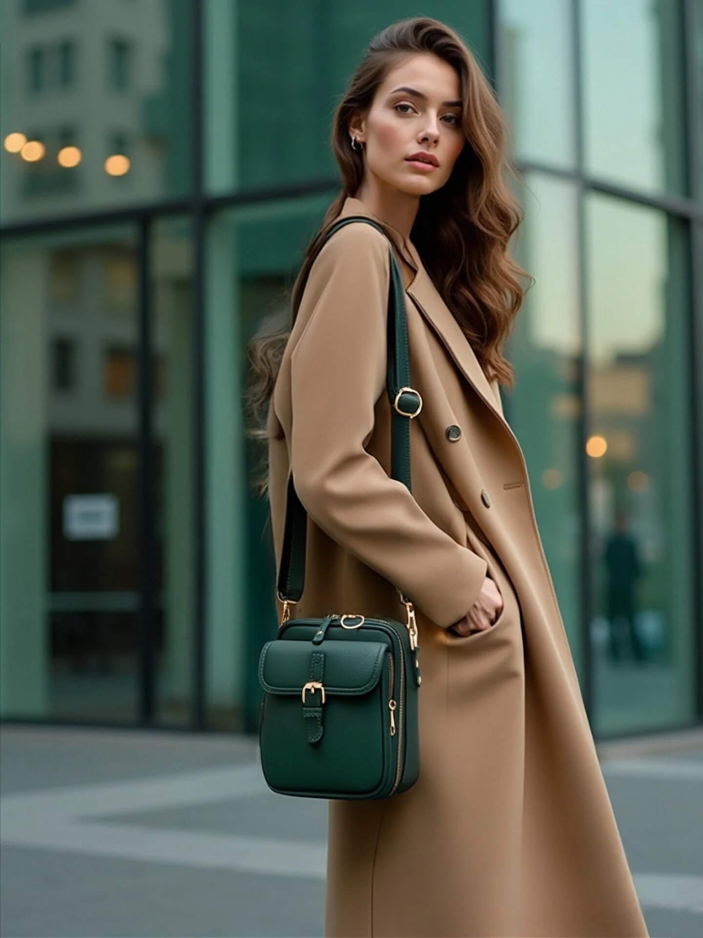 Bolso Bandolera Aura: manos libres, estilo full