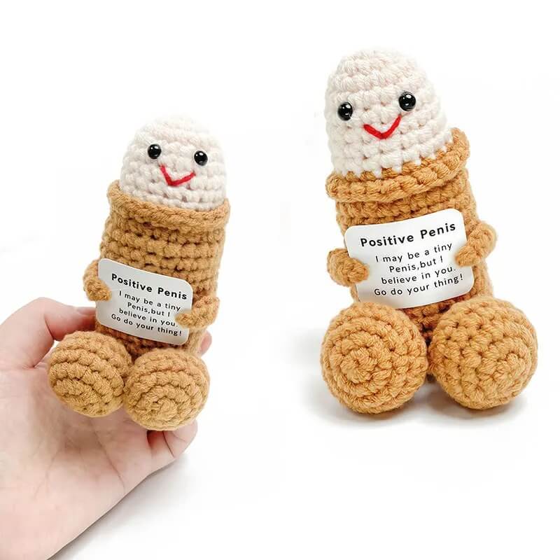 Peluche Positivo Amigurumi – Tu dosis de risas