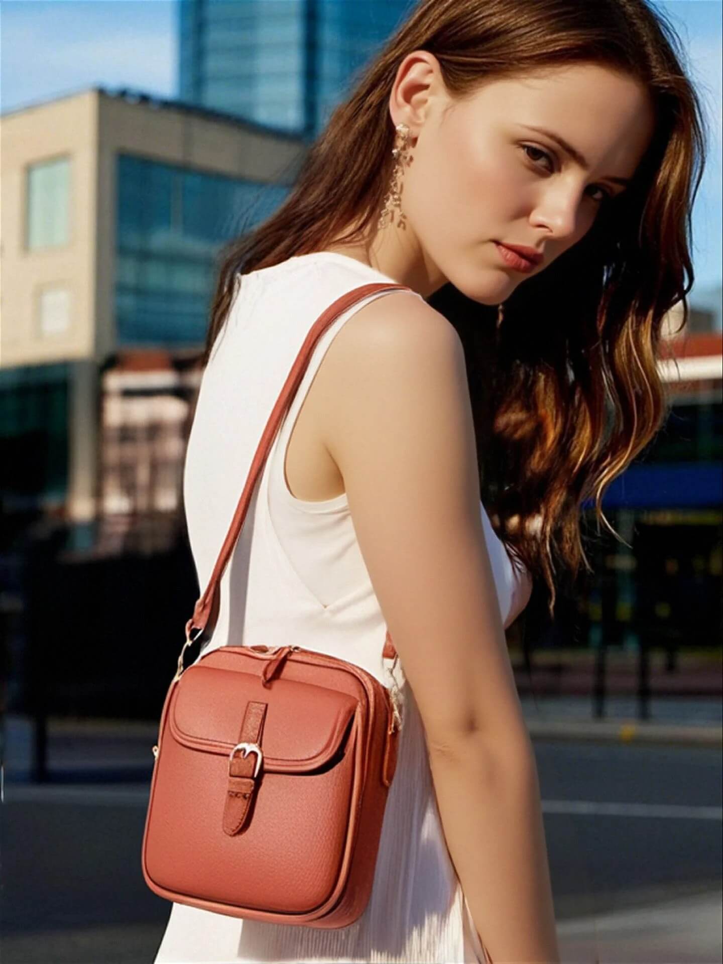 Bolso Bandolera Aura: manos libres, estilo full